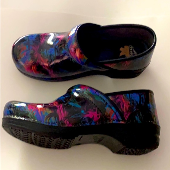 colorful dansko clogs